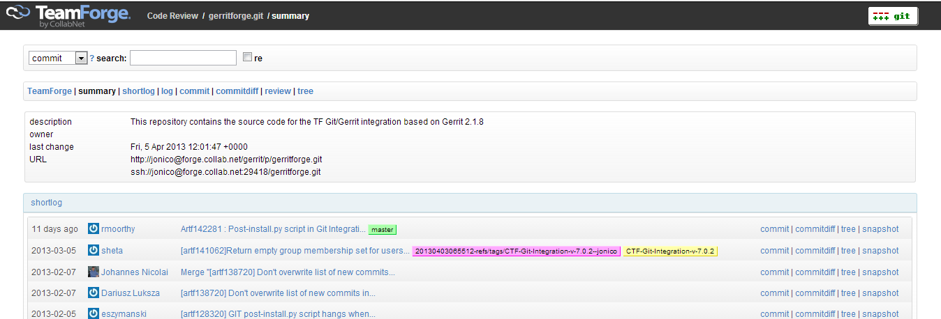 New Look&View for our Git Repo Browser