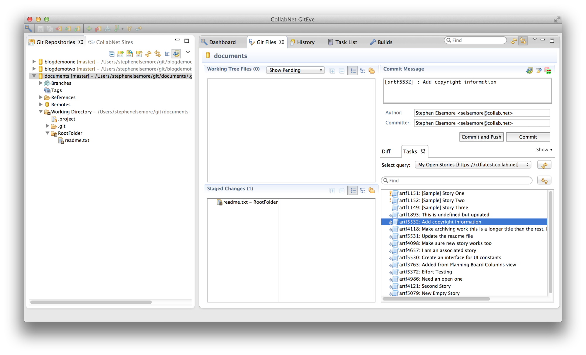 Linking TeamForge Commits and Artifacts image092 Linking TeamForge Commits and Artifacts