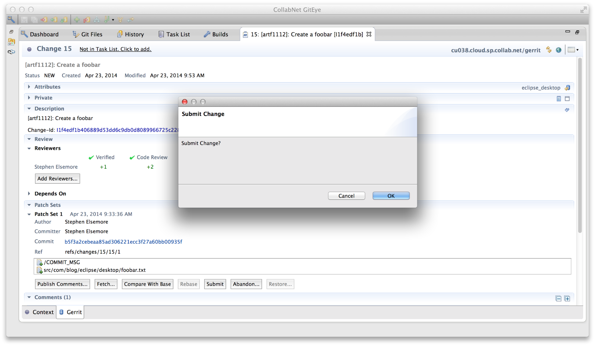 Gerrit Dependency Management with GitEye image163 Gerrit Dependency Management with GitEye