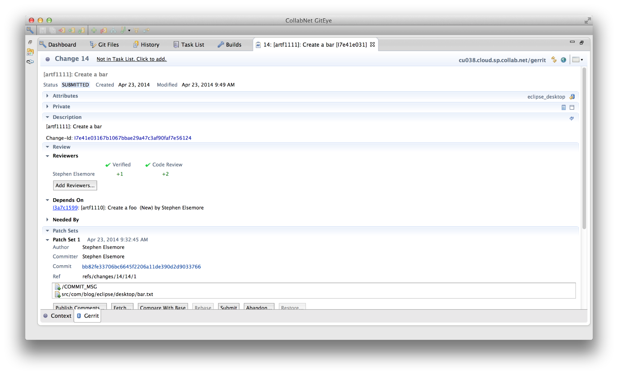 Gerrit Dependency Management with GitEye image263 Gerrit Dependency Management with GitEye