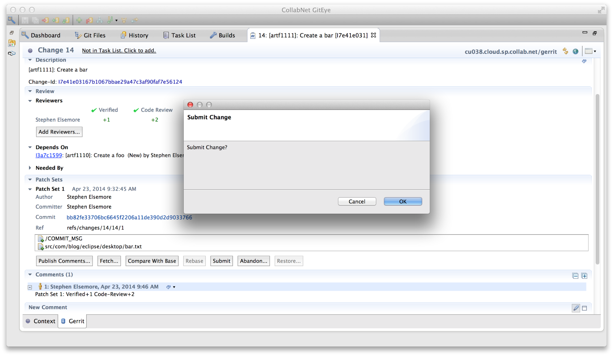 Gerrit Dependency Management with GitEye image273 Gerrit Dependency Management with GitEye