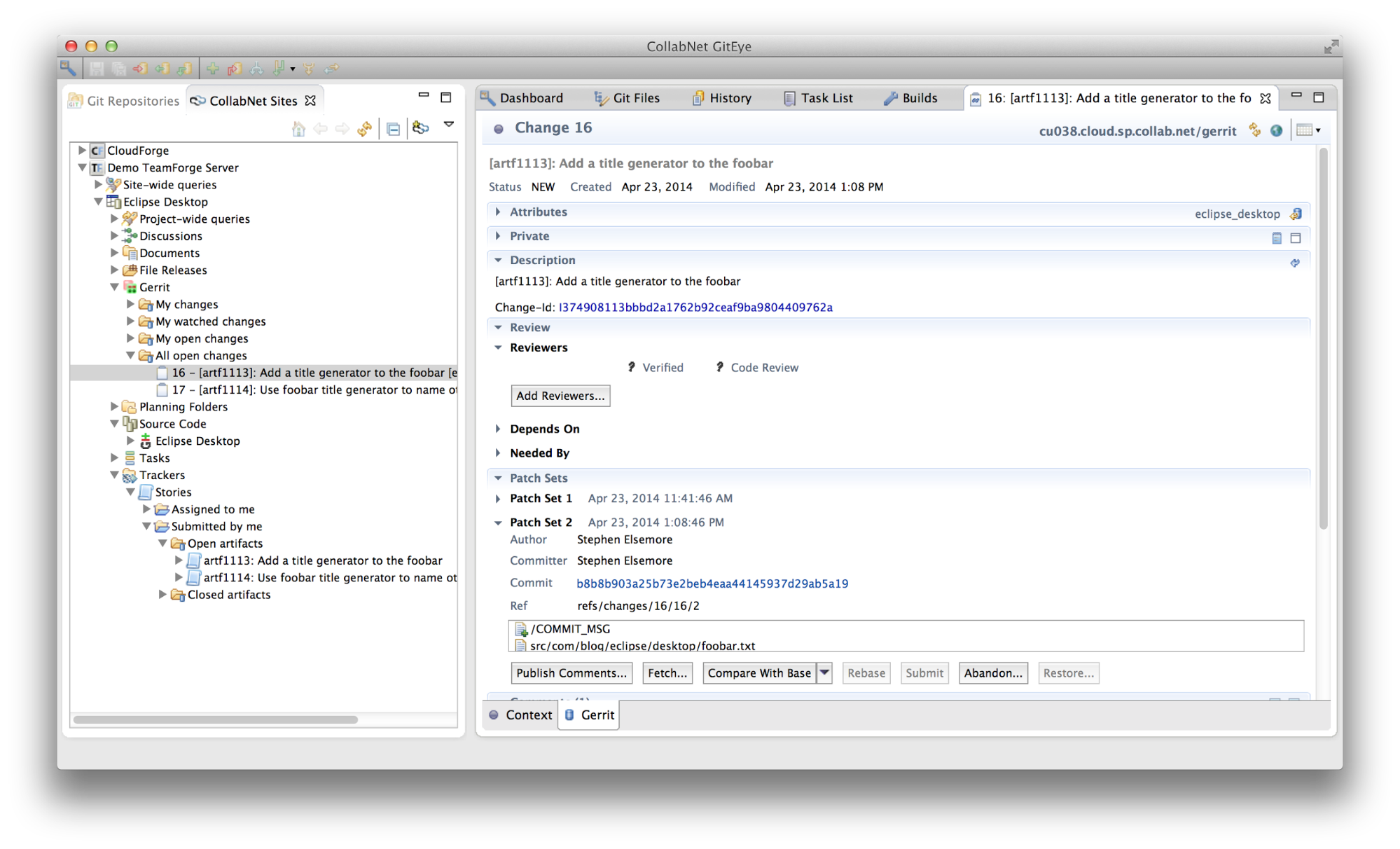 Gerrit Dependency Management with GitEye image361 Gerrit Dependency Management with GitEye